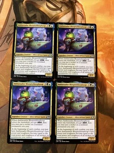Ambassador Blorpityblorpboop x4 Magic The Gathering casi nuevo-como nuevo 4 sin circular - Imagen 1 de 1