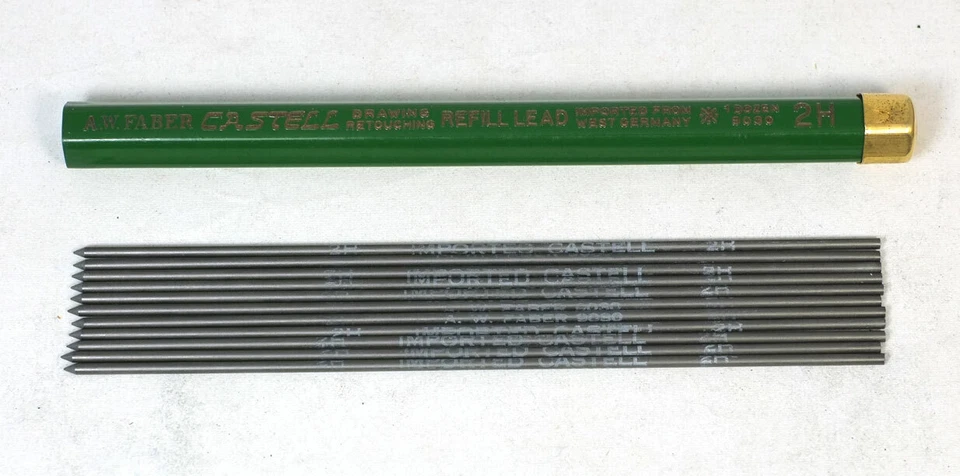 11 Piezas A.W. Lápiz de dibujo mecánico Faber Castell 2 mm plomo 9030 Foto 1 de 1