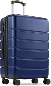 TSA Lock Suitcase Hard Shell Rolling Expandable Lightweight Carry-On Luggage  - Picture 1 of 25