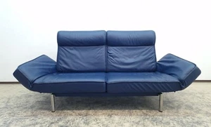 De Sede DS 450 real leather sofa function couch desede sofa blue designer sofa leather - Picture 1 of 12