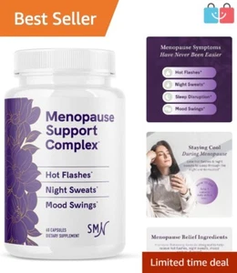 Menopause Support Complex: Hot Flashes Relief & Hormone Balance for Women - Picture 1 of 9