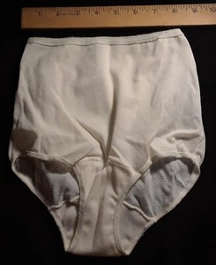Vintage 1960's Kotex Sanitary Panties Brief - White Original Menstrual Panties! - Picture 1 of 6