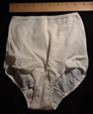 Vintage 1960's Kotex Sanitary Panties Brief - White Original Menstrual Panties! - Image 1 of 4