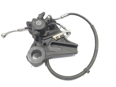 09 10 11 12 13 14 BMW S1000RR S-1000RR BREMBO rear brake caliper bracket & line - Image 1 of 4