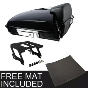 5.5'' Razor Trunk Pad Solo Rack Fit For Harley Low Rider ST FXLRST 2022-2025 24 - Picture 1 of 11