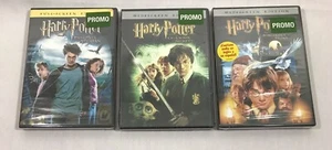 3 HARRY POTTER SEALED PROMO DVDS - Imagen 1 de 2