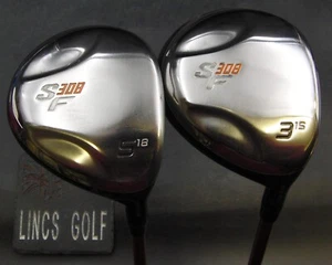 Set of 2 Fourteen SF308 15° 3 & 18° 5 Woods Stiff/Regular Graphite Shafts - Picture 1 of 6