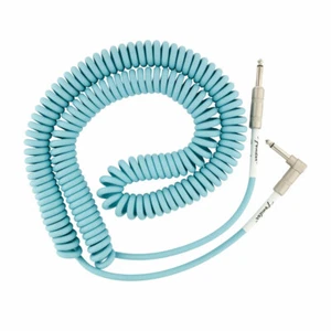 Cable de bobina para guitarra serie original Fender (azul Daphne, 30 pies, recto/derecho... - Imagen 1 de 3