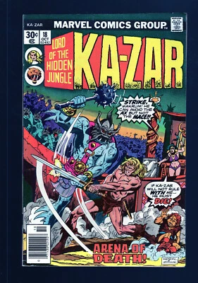 Ka-Zar #18 - Dan Adkins, Al Wenzel Cover Art. (3.0) 1976 - Image 1 of 2