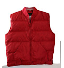 Eddie Bauer Goose Down Red Vest With Pockets Size L Style 3022