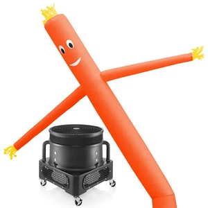 20' Inflatable Dancing Tube Guy and Blower Fan - Orange - Picture 1 of 1