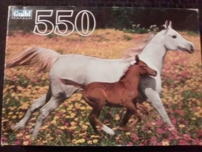 New in original package Vintage Guild Mare and Foal 550 piece puzzle - Image 1 of 2