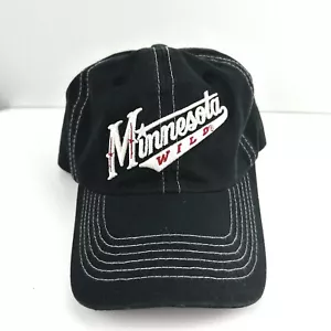 Minnesota Wild Hat Cap Strap Back Gray Black Hockey Team NHL Pro Mens Adjustable - Picture 1 of 7