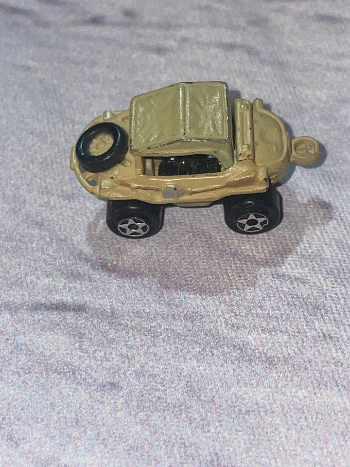 1987 Micro Machines Military WWII VW Schwimmwagen Army Desert Dune Buggy Vehicle - Image 1 of 1