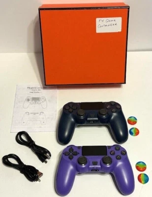 Set of 2 Wireless Joystick for PS4 Model 8920 - 3rd Party Controller Brand New - Image 1 of 4