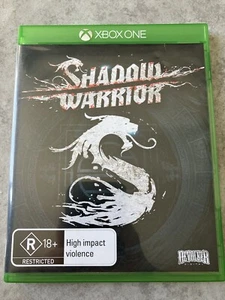 Shadow Warrior - Xbox One Mint Disk - Picture 1 of 4