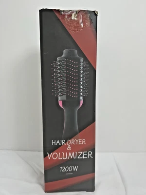 Hair Dryer Brush, Volumizer 1200W, Ceramic, Negative Ions - Image 1 of 4