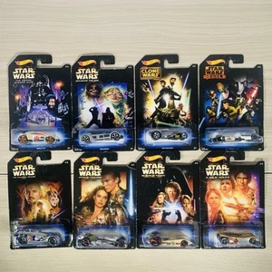 HOT WHEELS 2014 Star Wars Themed Cars Series Complete set of 8 - Picture 1 of 9