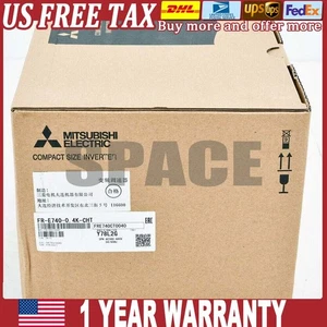 FR-E740-0.4K-CHT NEW NEW MITSUBISHI COMPACT FREQUENCY INVERTER PLC MODULE - Picture 1 of 1