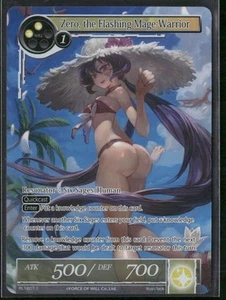 Force of Will TCG Zero, the Flashing Mage-Warrior (Skirtless) RL1607-1  - Picture 1 of 4