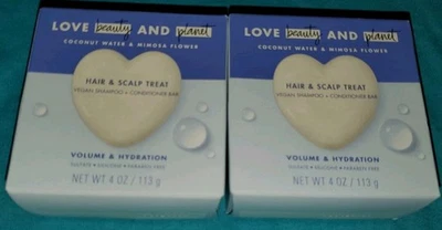 2 Love Beauty And Planet Coconut Water & Mimosa Shampoo & Conditioner Bars 4 oz - Image 1 of 4