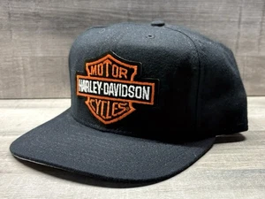 NWOT Vintage Harley-Davidson x New Era SnapBack Hat Cap Made In USA - Picture 1 of 7