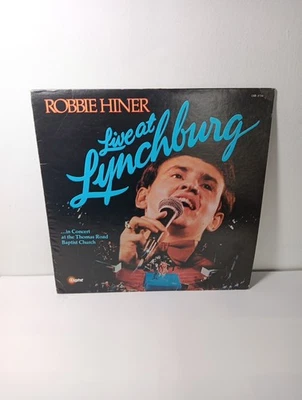 Robbie Hiner Live At Lynchburg Christian Music Record Album Lp  22H22 - Image 1 of 2