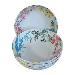4 Rachel Ashwell Shabby Chic Wildblumen 100 % Melamin Schalen 7,5 Zoll - Neu - Bild 1 von 2