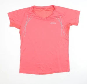 Asics Women's Pink Running T-Shirt, Size L, Reflective - Picture 1 of 12