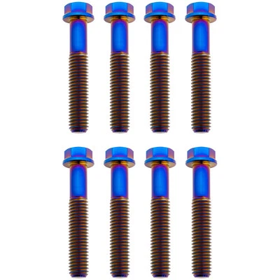 Tusk Titanium Triple Clamp Bolt Kit Burnt Blue 2156810012 - Image 1 of 4