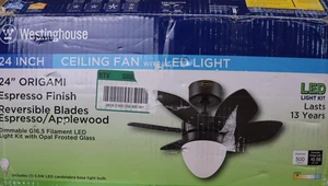 Westinghouse Lighting Origami 24-Inch 6-Blade Indoor Ceiling Fan... - Picture 1 of 11