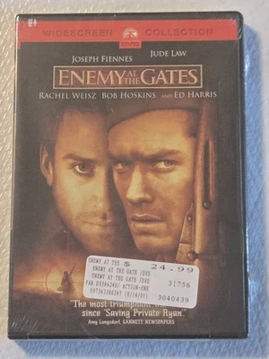 New & Sealed: Enemy at the Gates (DVD, 2001, Widescreen) Fiennes, Law, Weisz - Image 1 of 2
