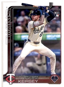 Topps DaShawn Keirsey RC 2025 Minnesota Twins #605 - Imagen 1 de 2