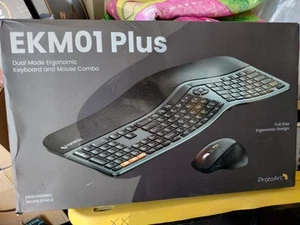 ProtoArc Backlit Wireless Ergonomic Keyboard, EK01 Plus Full Size Ergo Keyboard - Picture 1 of 2