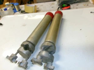 2 Stück Boot Aluminium Angelrutenhalter Clamp-On 7/8"-1" Schienenhalterung - Bild 1 von 4