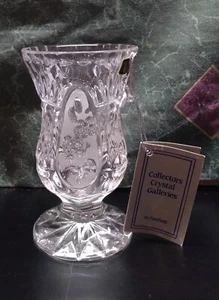 Collectors Crystal Galleries small crystal pedestal vase - Picture 1 of 11
