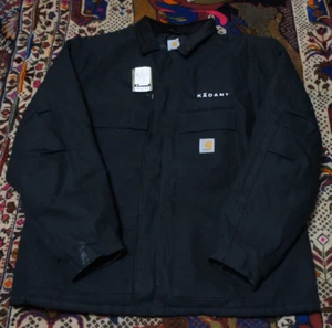 Neu mit Etikett Carhartt Artic Jacke Herren 2XL groß schwarz C003 schwarz **Firmenlogo** - Bild 1 von 9