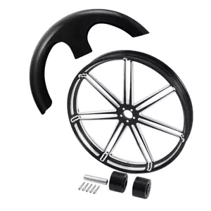 Guardabarros de doble disco con llanta delantera de 30""x3,5"" apto para Harley Street Glide 08-22 19 - Imagen 1 de 11