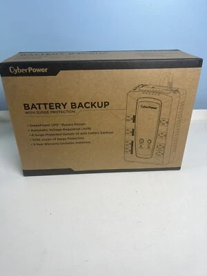 CyberPower AVR Series 685VA UPS 8-Outlet (CP685AVRG) - Image 1 of 4