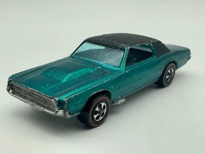 Hot Wheels Redline Custom T-Bird, Aqua con techo negro, Hong Kong, bonito, original Foto 1 de 4