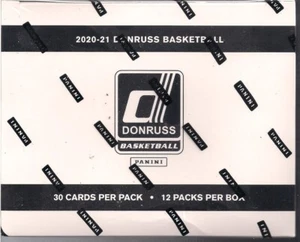 2020-21 Panini NBA Donruss Basketball Factory Sealed Cello Fat Pack Box - Bild 1 von 3