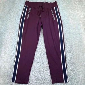 True Religion High Waisted Lounge Pants Purple Maroon Womens Small - Picture 1 of 7