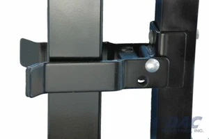 Walk Gate Strong Arm Latch for 2" Square Frames, Galvanized or Black Powder Coat - Picture 1 of 1