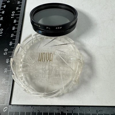 Hoya 46mm Camera Lens Filters Polarizer & 3 Pin Bayonet Adapter Original Case - Image 1 of 4