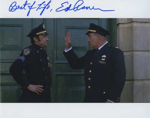 ED ASNER SIGNED AUTOGRAPHED COLOR PHOTO FORT APACHE THE BRONX NICE!! Cover