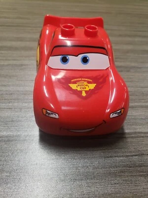 Lego Duplo Disney Pixar Cars Lightning McQueen 2009 Red Race Car Racecar - Image 1 of 4