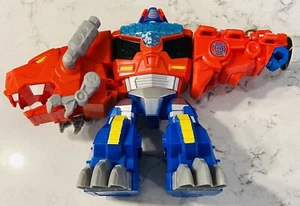 Transformers Rescue Bots Optimus Primal T-Rex Prime Figure Playskool a7438 VGC! - Picture 1 of 3