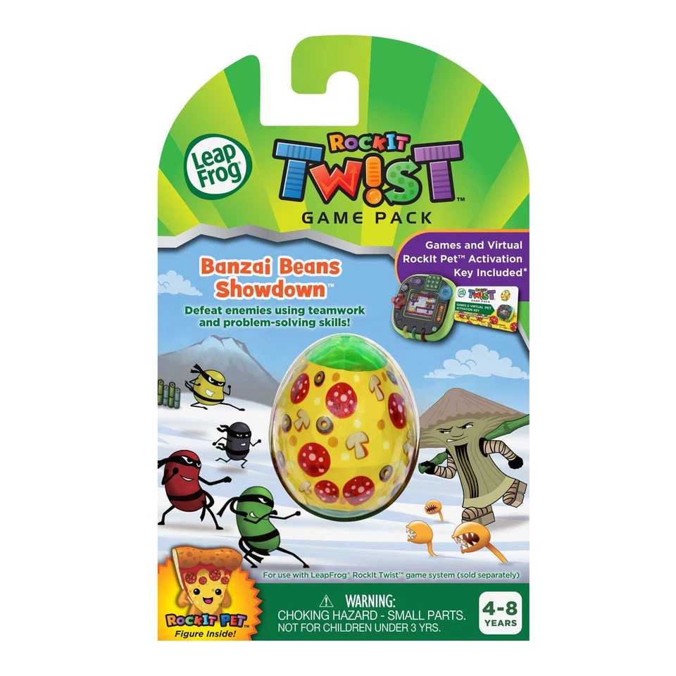 Leap Frog Rockit Twist Game Pack Bandai Beans Showdown