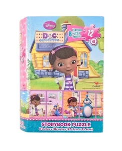 New - Disney Doc McStuffins Storybook Puzzle Features 8 Puzzle Panels! Cardinal - Picture 1 of 6