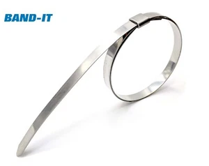 Band-it Junior Band Clamp | 201SS Steel | Preformed Band Clamp | Pks 2/5 - Picture 1 of 2